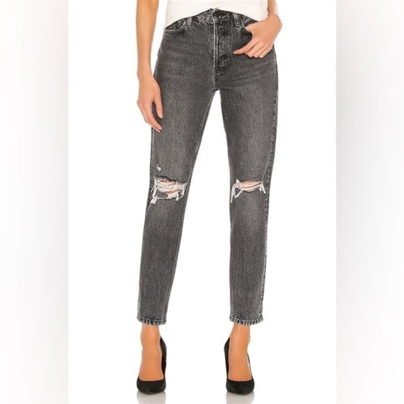 NWT Anine Bing Brenda Jean in Grey Size 26 - Picture 1 of 4